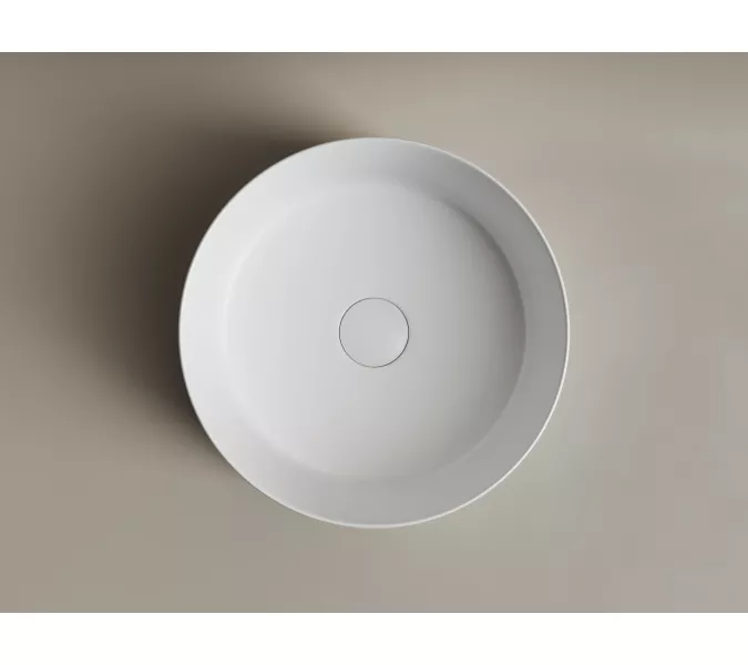 Умывальник чаша накладная круглая Ceramica Nova Element CN6032, Выбрать цвет: Белый матовый, изображение 4