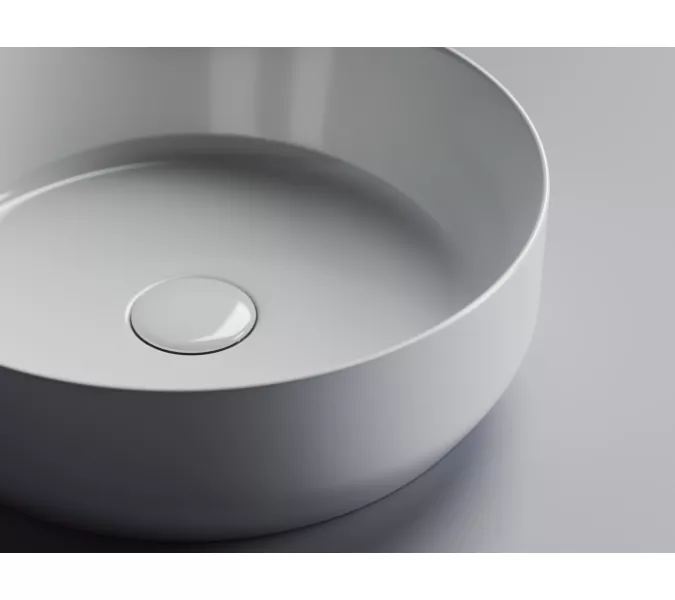Умывальник чаша накладная круглая Ceramica Nova Element CN6022, Выбрать цвет: Белый, изображение 4