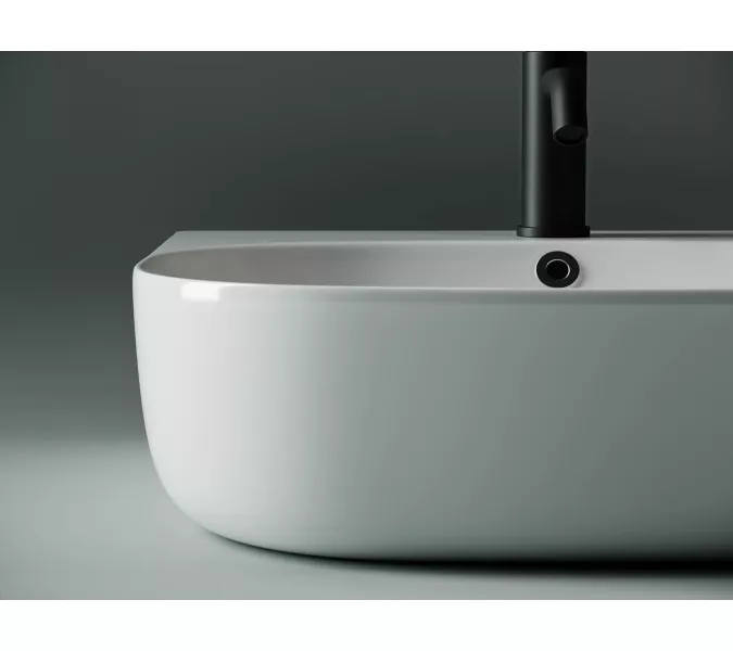 Умывальник накладной прямоугольный пристенный Element 490*445*145мм CN5011, изображение 2