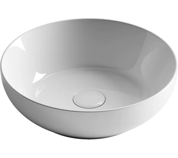 Умывальник чаша накладная круглая Element 370*370*110мм CN6020, изображение 5