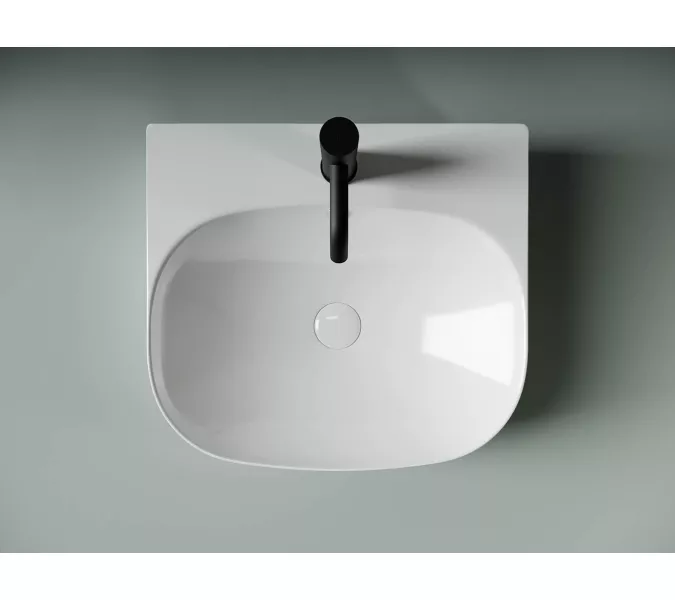 Умывальник накладной прямоугольный пристенный Element 490*445*145мм CN5011, изображение 4