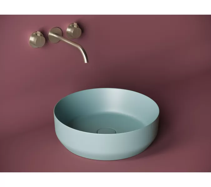 Умывальник чаша накладная круглая Ceramica Nova Element CN6022, Выбрать цвет: Зеленый матовый