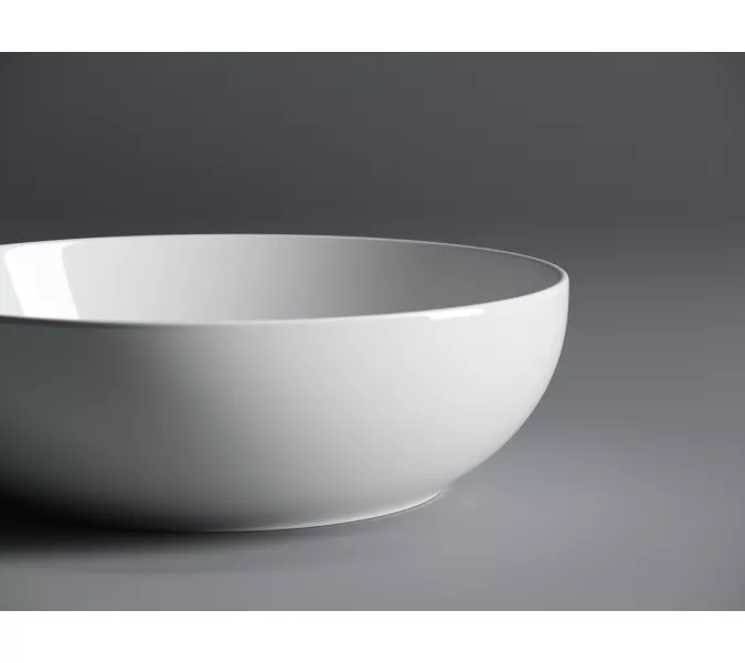 Умывальник чаша накладная круглая Element 370*370*110мм CN6020, изображение 2