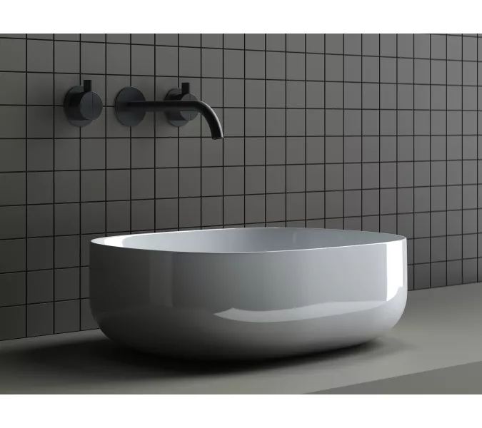 Умывальник чаша накладная овальная Element 460*350*155мм CN6018