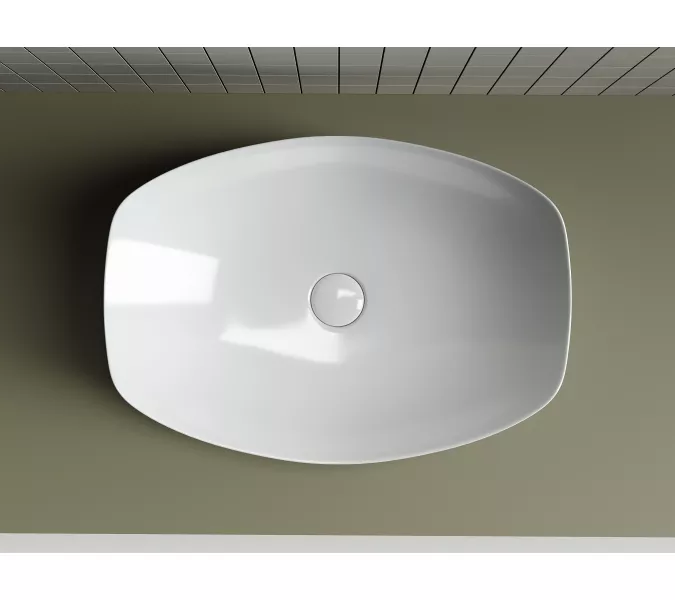 Умывальник чаша накладная овальная Element 560*400*155мм CN5016, изображение 4