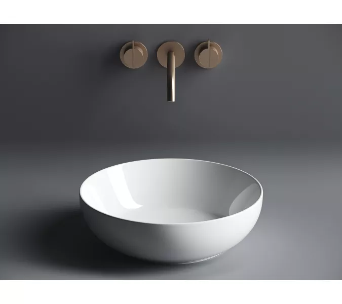 Умывальник чаша накладная круглая Element 370*370*110мм CN6020