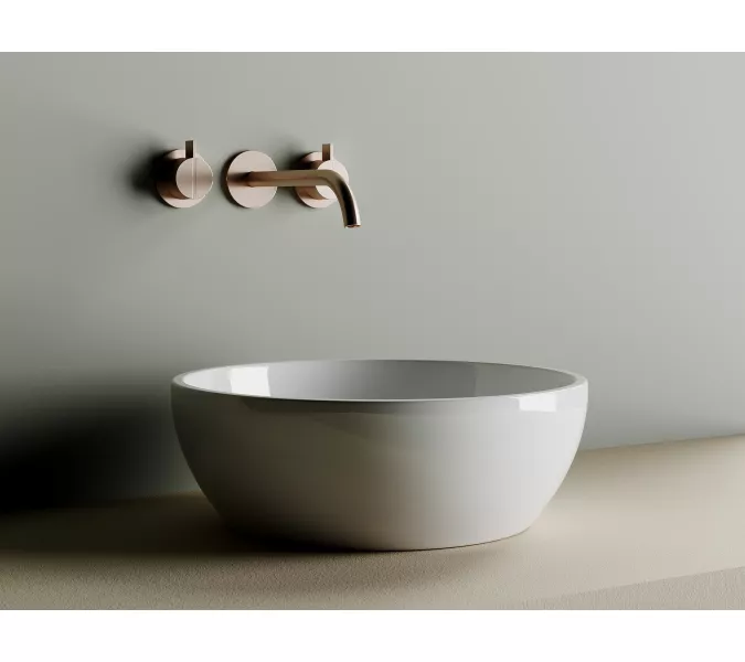 Умывальник чаша накладная круглая Element 410*410*145мм CN6021