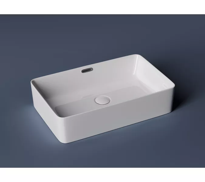 Умывальник накладной Ceramica Nova Element CN5025  со сливом переливом, изображение 5