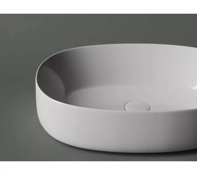 Умывальник чаша накладная овальная Element 540*350*145мм CN5023, изображение 3