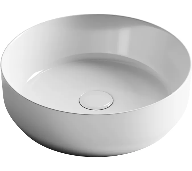 Умывальник чаша накладная круглая Ceramica Nova Element CN6022, Выбрать цвет: Белый, изображение 6