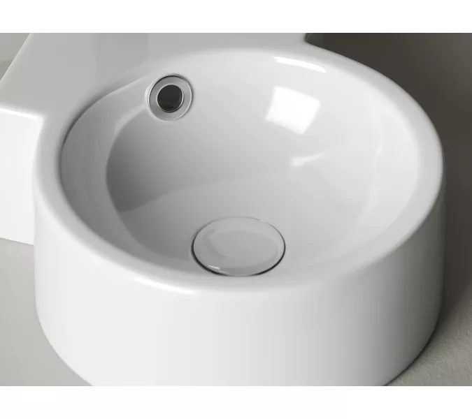 Умывальник подвесной угловой Element 310*430*125мм CN5019, изображение 3