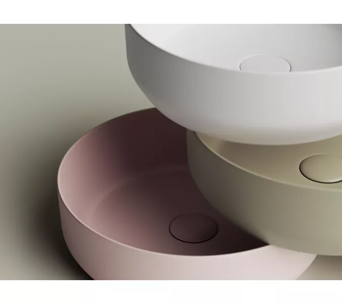 Умывальник чаша накладная круглая Ceramica Nova Element CN6022, Выбрать цвет: Белый, изображение 5