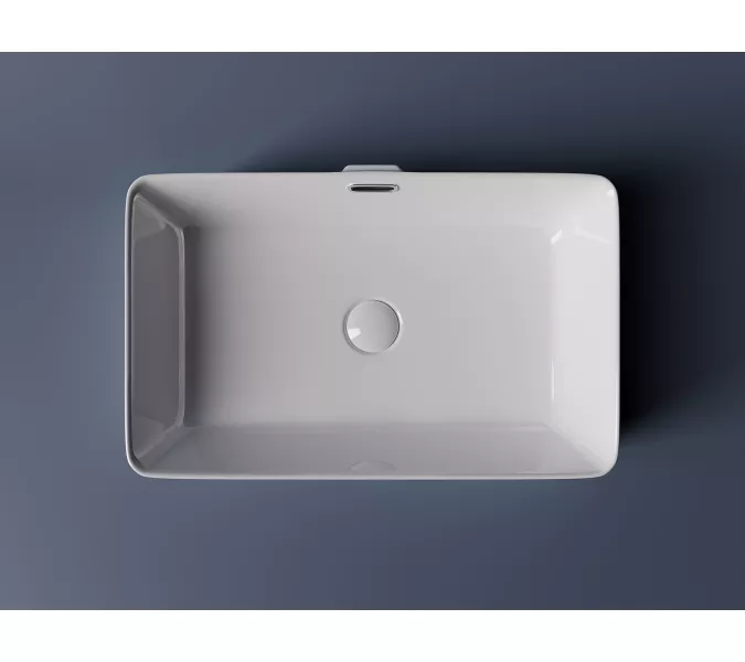 Умывальник накладной Ceramica Nova Element CN5025  со сливом переливом, изображение 2