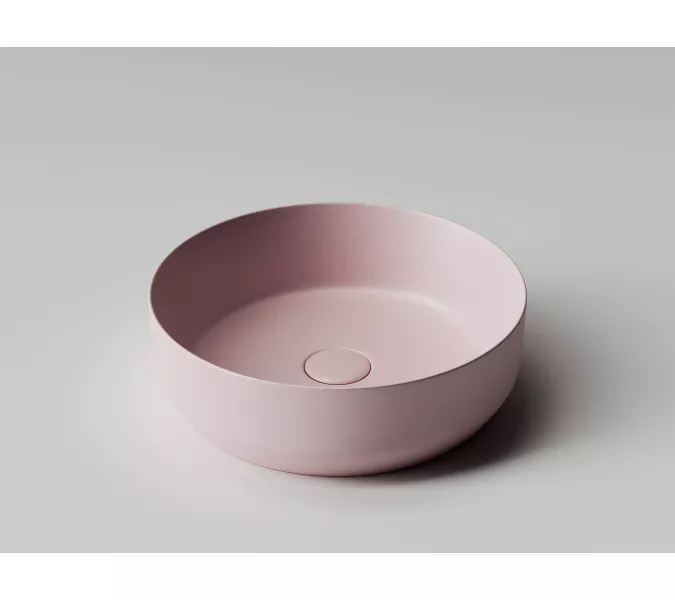 Умывальник чаша накладная круглая Ceramica Nova Element CN6022, Выбрать цвет: Розовый матовый, изображение 2