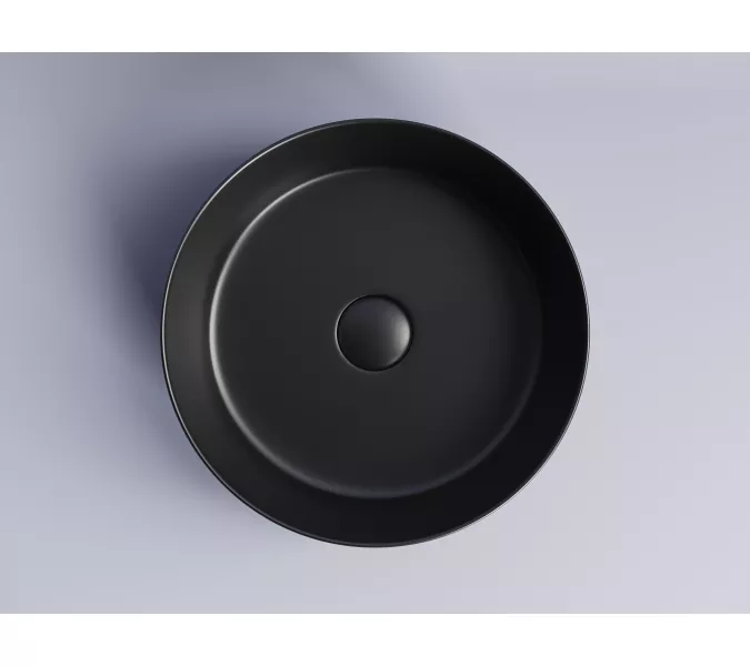 Умывальник чаша накладная круглая Ceramica Nova Element CN6032, Выбрать цвет: Черный матовый, изображение 4