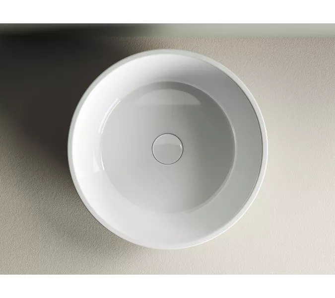 Умывальник чаша накладная круглая Element 410*410*145мм CN6021, изображение 3