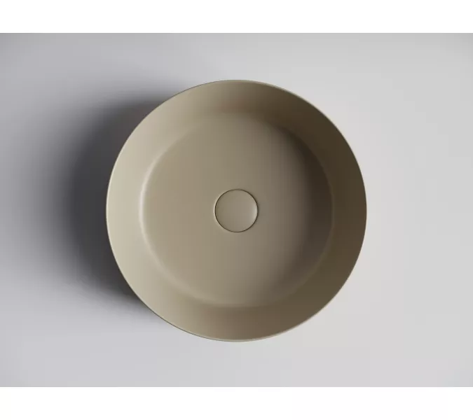 Умывальник чаша накладная круглая Ceramica Nova Element CN6022, Выбрать цвет: Капучино матовый, изображение 4