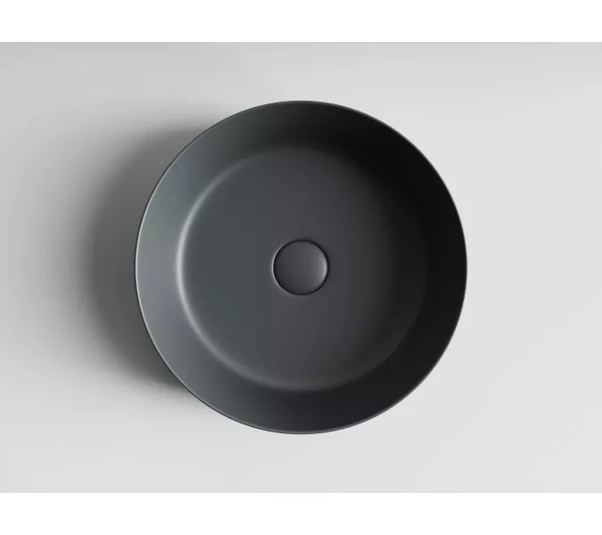 Умывальник чаша накладная круглая Ceramica Nova Element CN6022, Выбрать цвет: Темный антрацит матовый, изображение 5