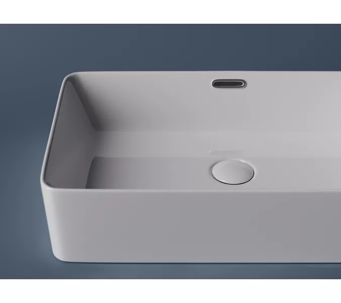 Умывальник накладной Ceramica Nova Element CN5025  со сливом переливом, изображение 3
