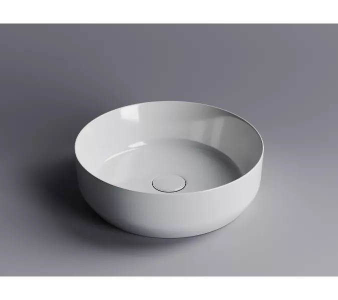 Умывальник чаша накладная круглая Ceramica Nova Element CN6022, Выбрать цвет: Белый, изображение 2