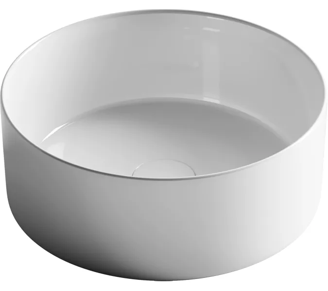 Умывальник чаша накладная круглая Ceramica Nova Element CN6032, Выбрать цвет: Белый