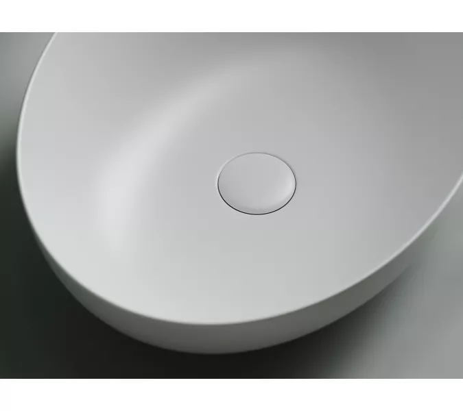Умывальник чаша накладная овальная Ceramica Nova Element CN6017, Выбрать цвет: Белый матовый, изображение 3