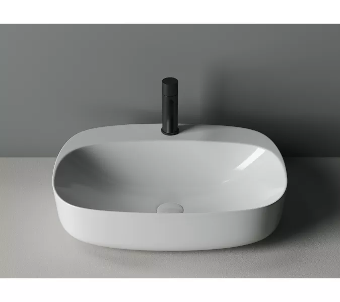 Умывальник чаша накладная овальная Element 595*420*155мм CN5012, изображение 2
