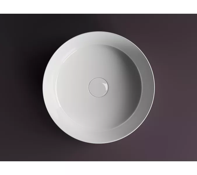 Умывальник чаша накладная круглая Ceramica Nova Element CN6032, Выбрать цвет: Белый, изображение 4
