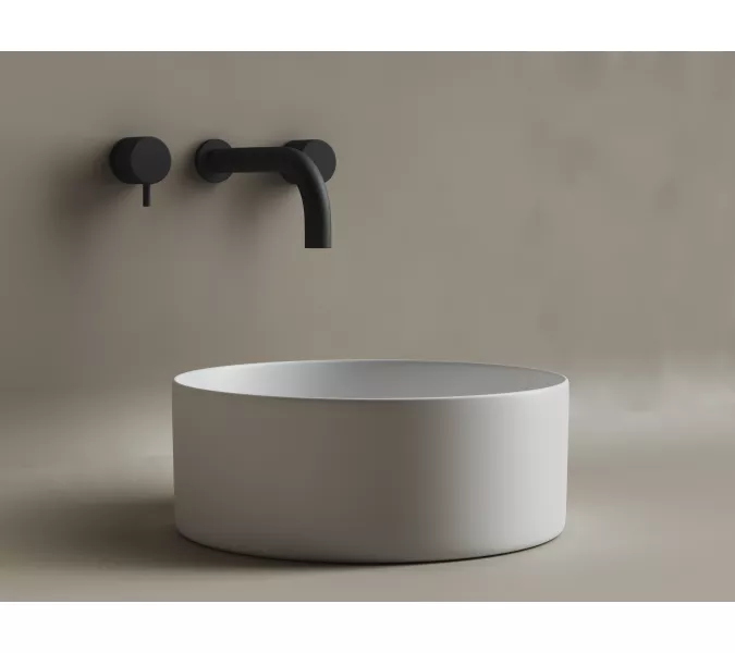 Умывальник чаша накладная круглая Ceramica Nova Element CN6032, Выбрать цвет: Белый матовый