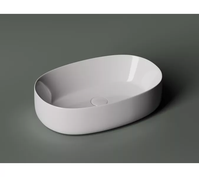 Умывальник чаша накладная овальная Element 540*350*145мм CN5023, изображение 5