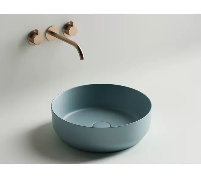 Умывальник чаша накладная круглая Ceramica Nova Element CN6022, Выбрать цвет: Зеленый матовый, изображение 5