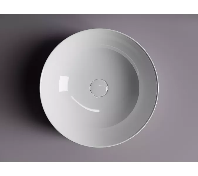 Умывальник чаша накладная круглая Element 420*420*130мм CN5024, изображение 4