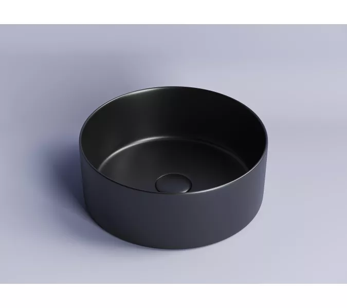 Умывальник чаша накладная круглая Ceramica Nova Element CN6032, Выбрать цвет: Черный матовый
