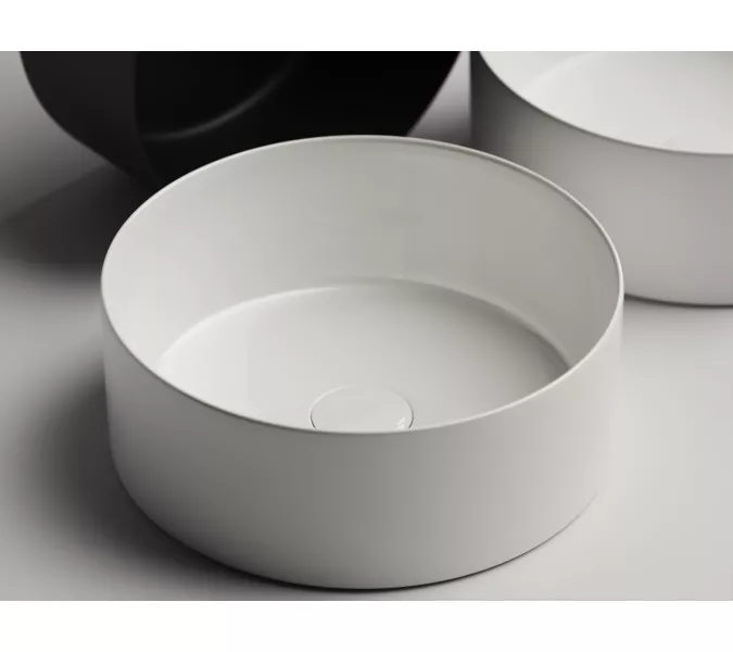 Умывальник чаша накладная круглая Ceramica Nova Element CN6032, Выбрать цвет: Белый, изображение 3