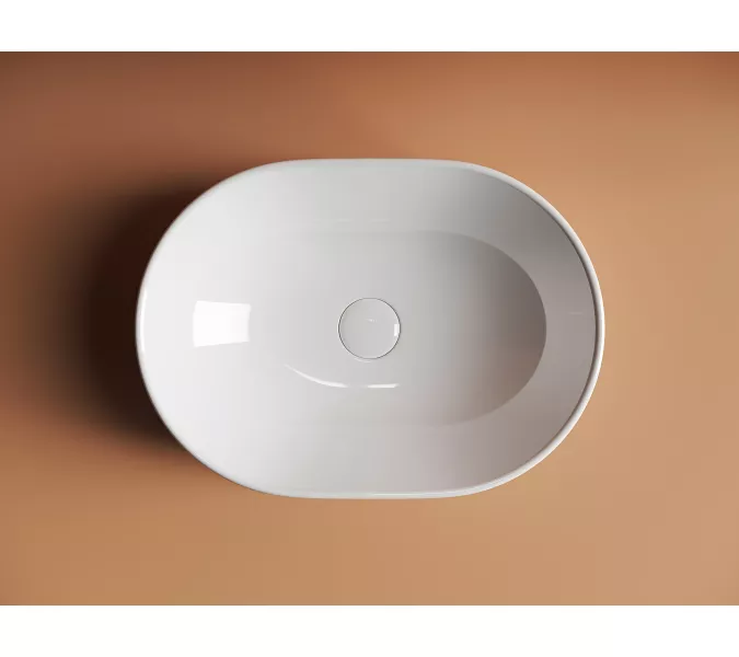 Умывальник чаша Ceramica Nova CN6019 накладная овальная Element 480*350*140мм, изображение 4
