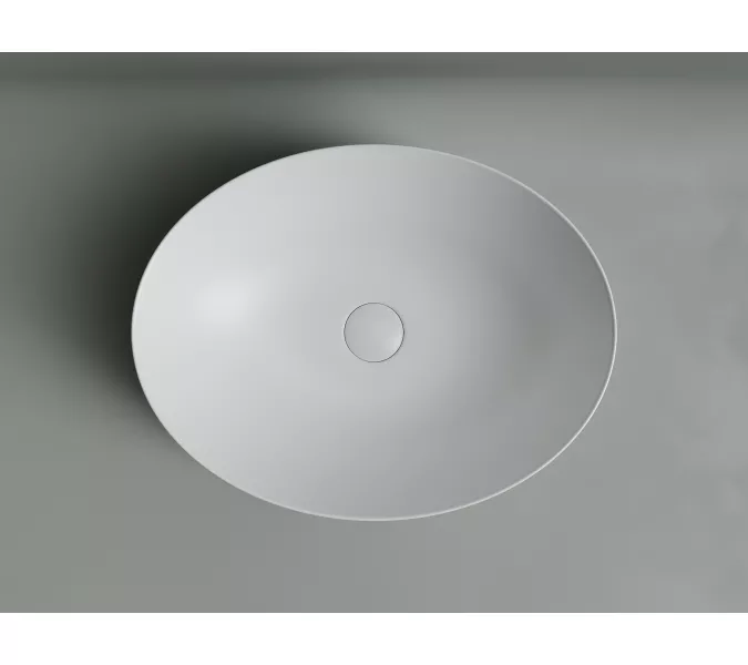 Умывальник чаша накладная овальная Ceramica Nova Element CN6017, Выбрать цвет: Белый матовый, изображение 5