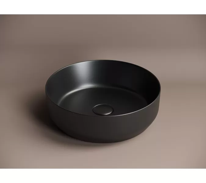 Умывальник чаша накладная круглая Ceramica Nova Element CN6022, Выбрать цвет: Черный матовый, изображение 4