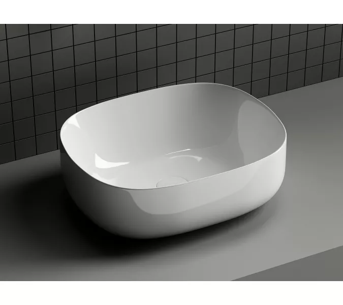 Умывальник чаша накладная овальная Element 460*350*155мм CN6018, изображение 5