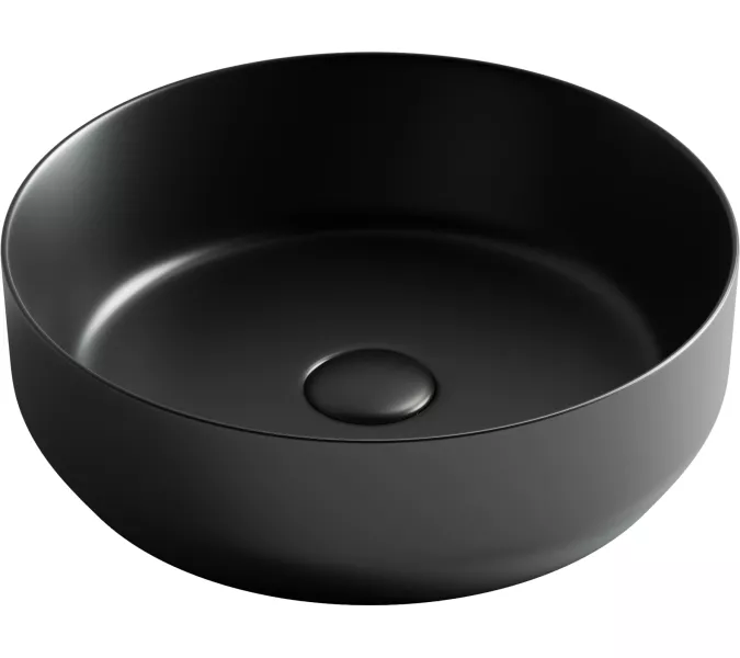 Умывальник чаша накладная круглая Ceramica Nova Element CN6022, Выбрать цвет: Черный матовый, изображение 6