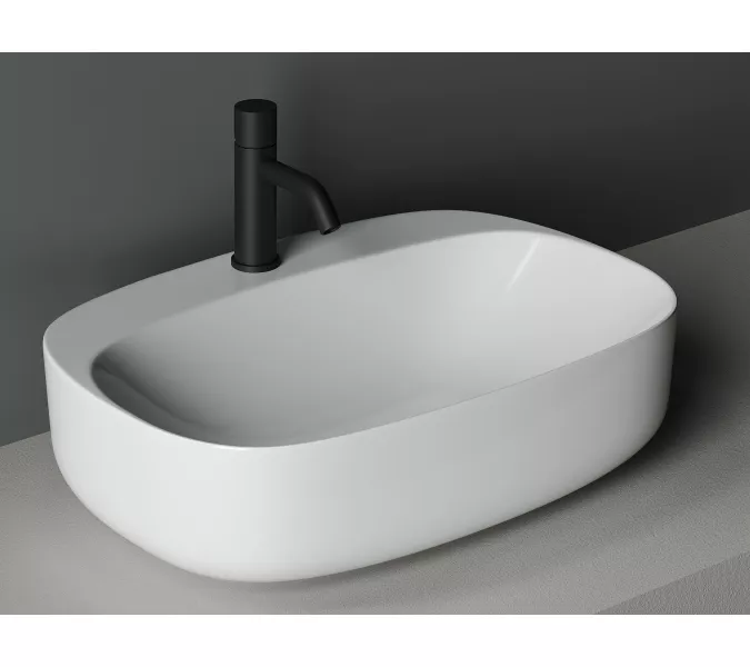 Умывальник чаша накладная овальная Element 595*420*155мм CN5012