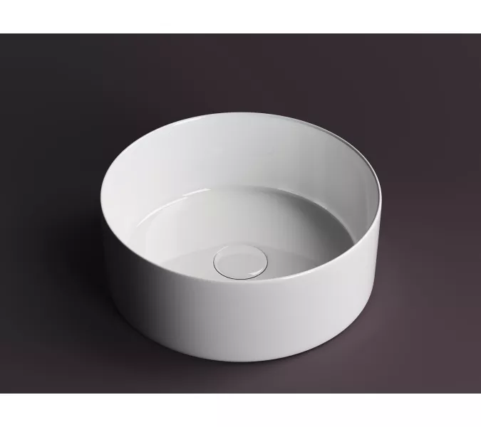 Умывальник чаша накладная круглая Ceramica Nova Element CN6032, Выбрать цвет: Белый, изображение 5