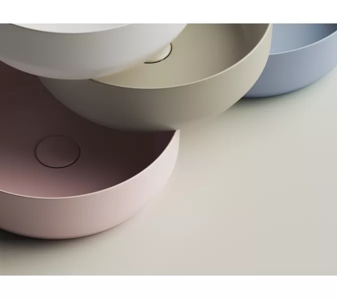 Умывальник чаша накладная круглая Ceramica Nova Element CN6022, Выбрать цвет: Капучино матовый, изображение 6