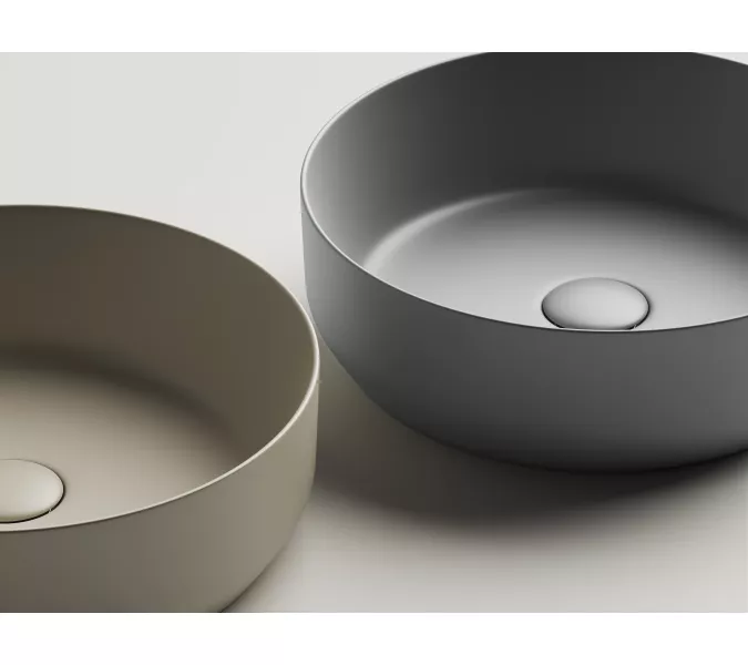 Умывальник чаша накладная круглая Ceramica Nova Element CN6022, Выбрать цвет: Капучино матовый, изображение 8