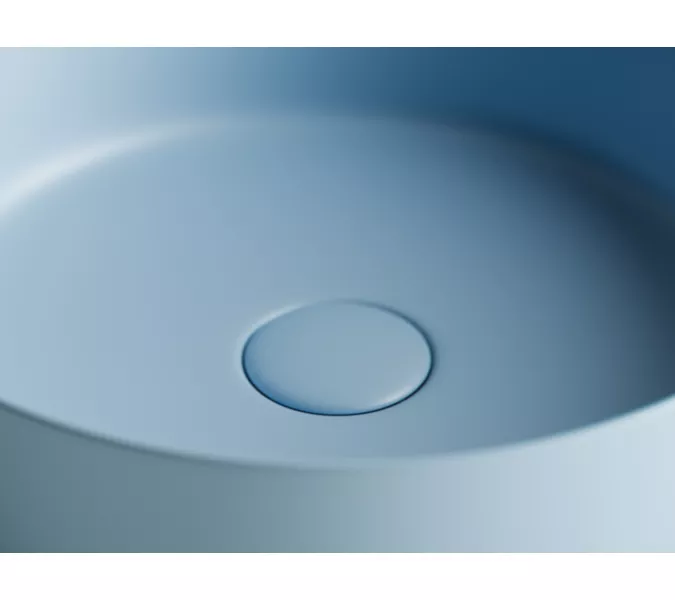 Умывальник чаша накладная круглая Ceramica Nova Element CN6022, Выбрать цвет: Голубой матовый, изображение 5