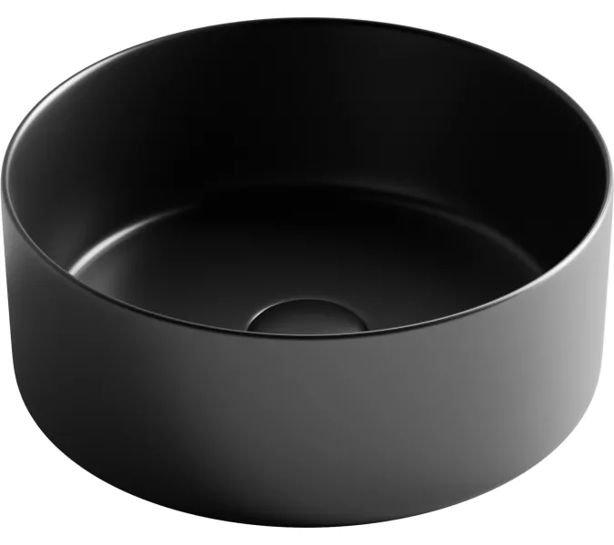 Умывальник чаша накладная круглая Ceramica Nova Element CN6032, Выбрать цвет: Черный матовый, изображение 6