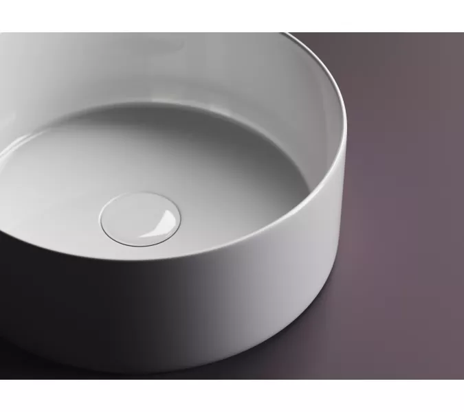 Умывальник чаша накладная круглая Ceramica Nova Element CN6032, Выбрать цвет: Белый, изображение 6