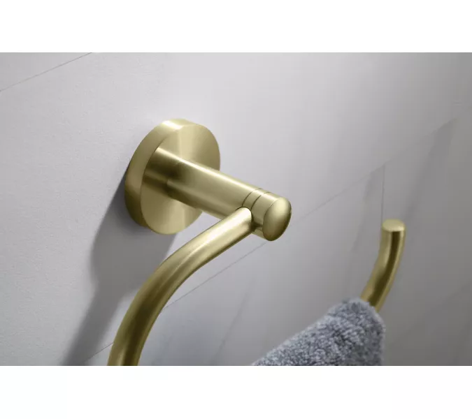 Полотенцедержатель Timo Saona 13050/17 золото матовое, изображение 3