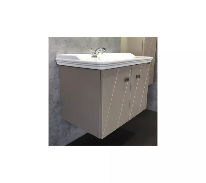 COMFORTY. Тумба-умывальник "Кремона-80" латте с раковиной COMFORTY 50180, изображение 2