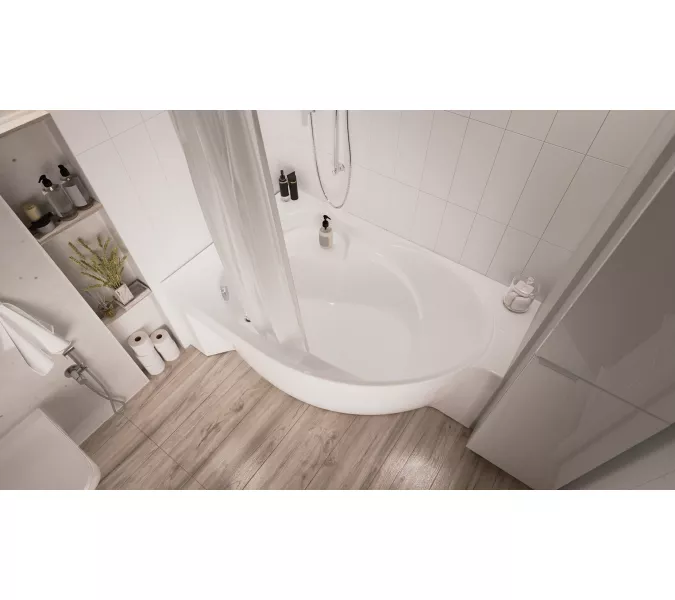 Ванна 1Marka ERGONOMIKA 158*110, 175*110 L/R, Ориентация: левая, изображение 9