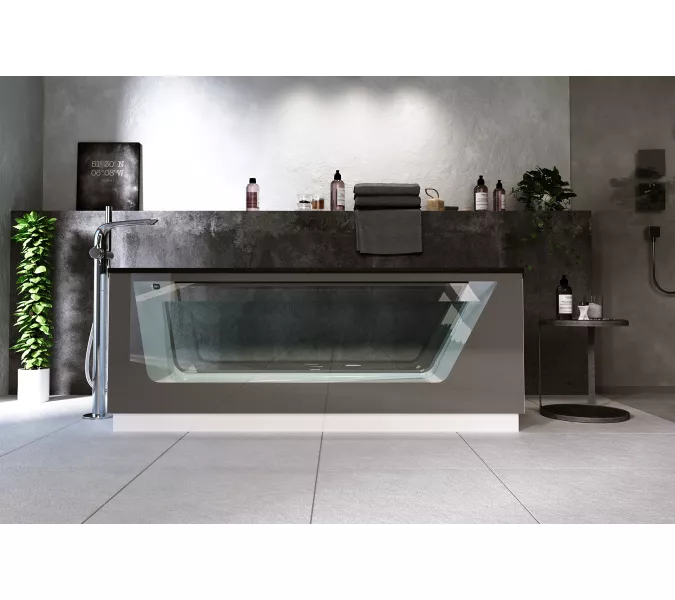 Ванна AIMA NEO  2 стекла, Выбрать цвет: матовый серый, Выбрать размер: 170х75, изображение 4